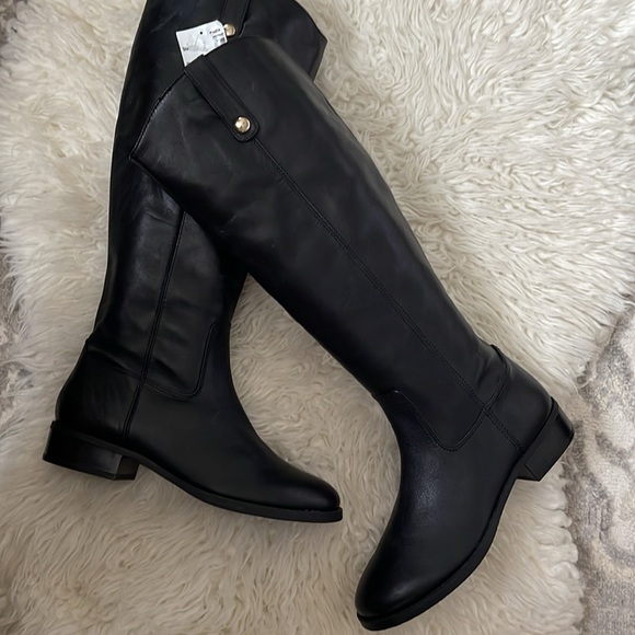 INC Black Genuine Lether Boots - Picture 13 of 16